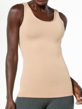 Tommy Copper NWT compression back support Nude Tank Top XL